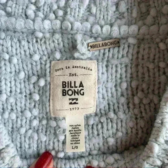 Billabong L Blue Sweater - Picture 7 of 11